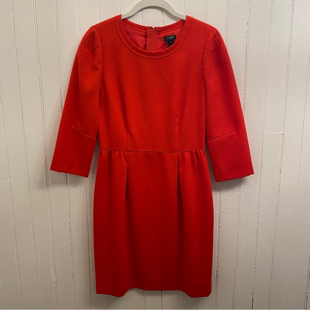 J.Crew size 0 Red Dress